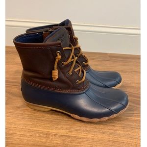 Sperry saltwater duck boots!
